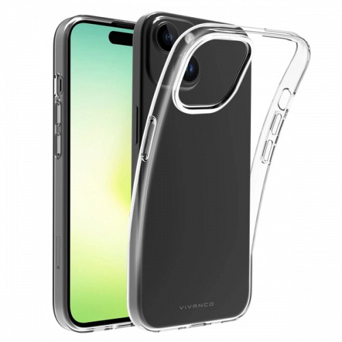VIVANCO SUPER SLIM CASE IPHONE 15 PLUS transparent backcover