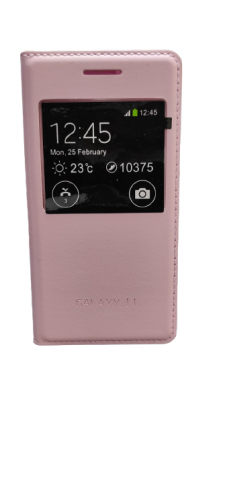 Θήκη Window Book Pink Samsung Galaxy J1