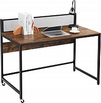 Τροχήλατο Μεταλλικό Γραφείο 120 x 60 x 94 cm Vasagle (LWD031B01) (VASLWD031B01)