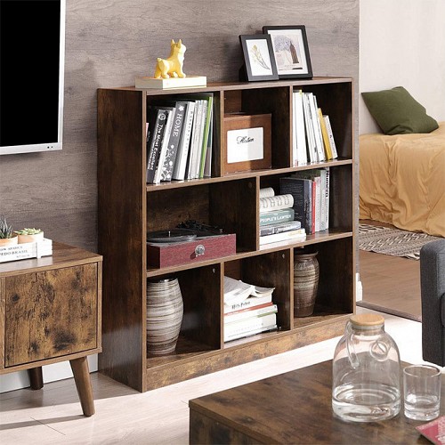 Ξύλινη Βιβλιοθήκη με 8 Ράφια 97.5 x 30 x 100 cm Vasagle (LBC52BX) (VASLBC52BX)