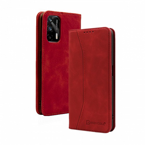 Bodycell Book Case Pu Leather Realme GT 5G Red