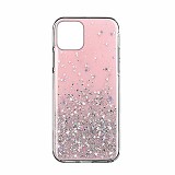 Θήκη iPhone 11 Star Glitter Silicone Pink