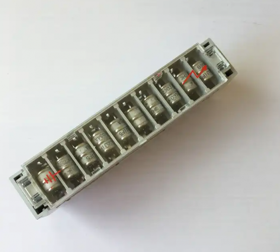 3 Pole 10 Pair Over-voltage Gas Tube Arrester Protection Magazine for 10 pair krone module