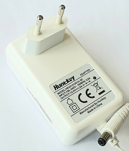 HUNTKEY HKA01212010-3C POWER SUPPLY ADAPTER 12V 1A EU PLUG