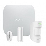 AJAX STARTER KIT ΛΕΥΚΟ(1 x HUB,1 x MOTION PROTECT,1 x DOOR PROTECT,1 x SPACE CONTROL)