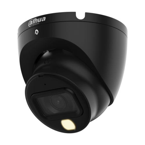 DAHUA HAC-HDW1200TLM-IL-A-S6 BLACK 2MP 2.8mm IR+LED20m DUAL LIGHT MIC DOME METAL