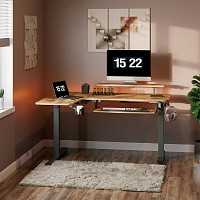 Γραφείο - Eureka Ergonomic® ERK-L60L-RB-V1-US 155x110x76-135εκ.