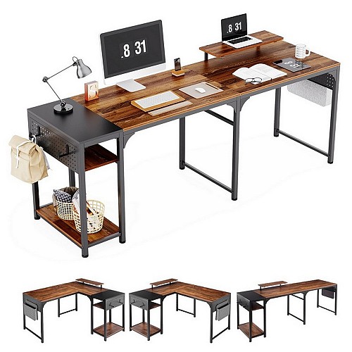 Γραφείο - Eureka Ergonomic® ZX-L150B-RWB 150x120x76.2εκ.