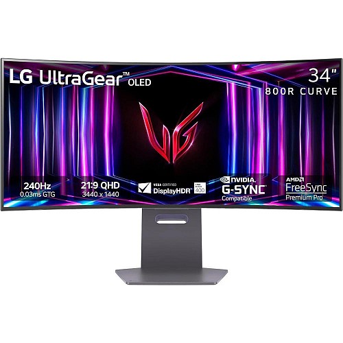 LG 34GS95QE-B UltraGear OLED WQHD Curved Gaming Monitor 34 (LG34GS95QE-B)