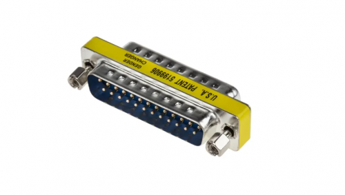 Adapter D-SUB 25pin αρσενικό σε D-SUB 25pin αρσενικό