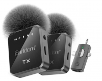 Earldom MC13 Μικρόφωνο Πέτου για Κινητό 3 in 1 USB-C & Lightning & 3.5mm