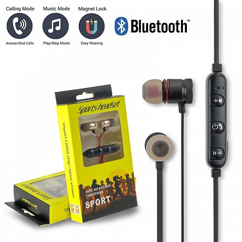 Magnet Sports BT Headset Black 0918.002