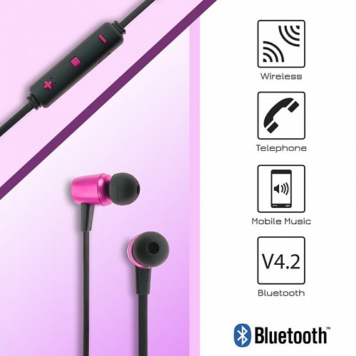 BT Sport Magnetic Handsfree STN-815 Purple 1018.123