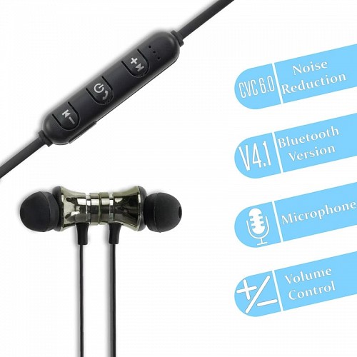 Magnetic Headset BT RY-2 Silver 1018.231
