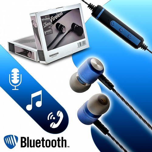 Magnetic BT Headset AZ-26 Blue 1018.281