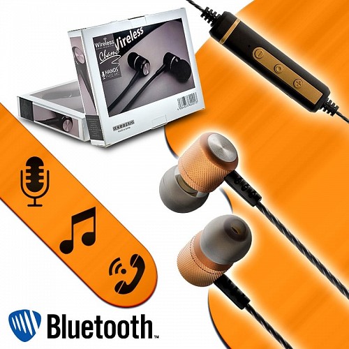 Magnetic BT Headset AZ-26 Gold 1018.282