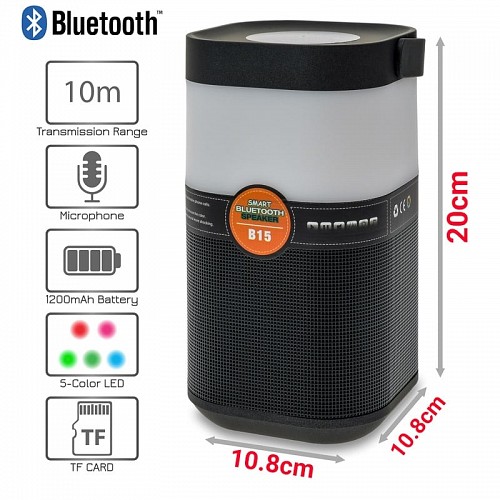 Bluetooth Ηχείο Φορητό Lanter Black B15 1218.090