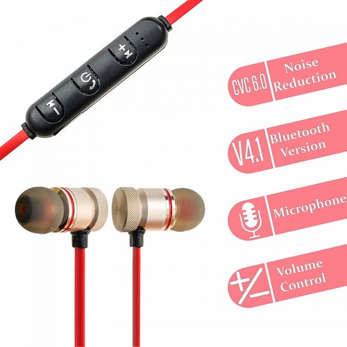BT Sport Magnetic Handsfree XT-6 Pink 1218.100