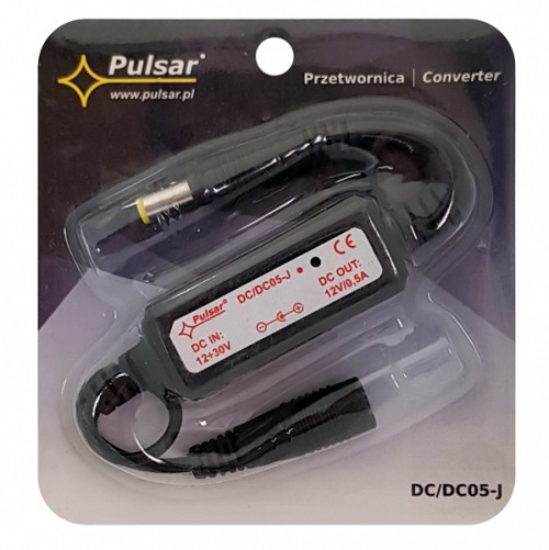 PULSAR μετατροπέας μείωσης τάσης DC/DC05-J, 12-30VDC, βύσμα DC 2.1/5.5 DCDC05-J