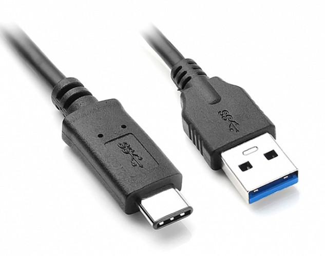 POWERTECH καλώδιο USB 3.0 σε USB-C CAB-UC013, 1m, μαύρο CAB-UC013