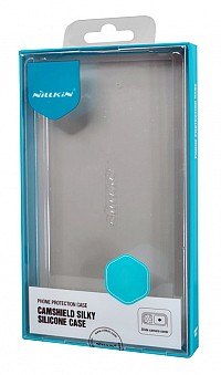NILLKIN θήκη CamShield Silky Silicone για iPhone 15, μπλε 6902048266445