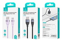 USAMS καλώδιο USB-C σε USB US-SJ630, 66W, 480Mbps, 1.2m, μωβ SJ630USB03