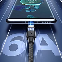 USAMS καλώδιο USB-C σε USB US-SJ630, 66W, 480Mbps, 1.2m, μωβ SJ630USB03