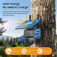 SECTEC smart ηλιακή κάμερα κυνηγού ST-517C, 3MP, 4G, PIR, PTZ, SD, IP65 ST-517C-3M-4G-EU-G