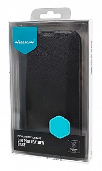 NILLKIN θήκη Qin Pro για Samsung Galaxy A54 5G, δερμάτινη, μαύρη 6902048261839