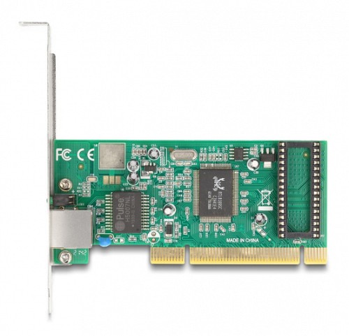 DELOCK κάρτα επέκτασης PCI σε 1x RJ45 Gigabit 88084, 1000Mbps 88084