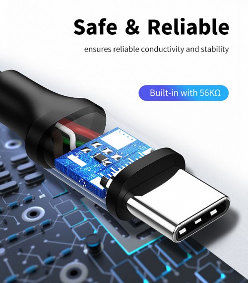 CABLETIME καλώδιο USB-C σε USB CT-CMAMN1, 15W, 480Mbps, 2m, μπλε 5210131079690