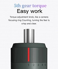 KINGSDUN σετ ηλεκτρικό κατσαβίδι KS-882042 με LED φακό, 2000mAh, 35 σε 1 KS-882042