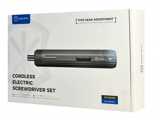 KINGSDUN σετ ηλεκτρικό κατσαβίδι KS-882042 με LED φακό, 2000mAh, 35 σε 1 KS-882042