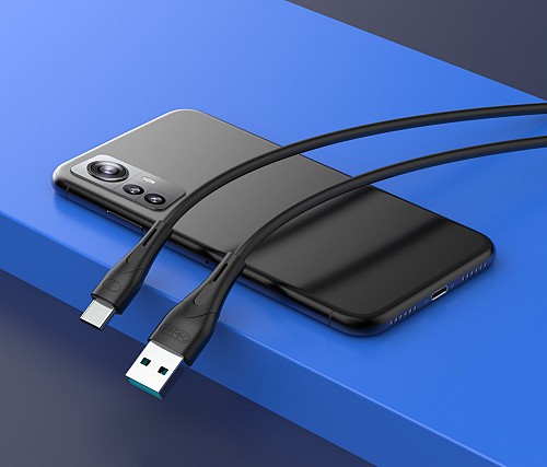 CELEBRAT καλώδιο USB-C σε USB CB-18T, 15W, 480Mbps, 1m, μαύρο CB-18T-BK