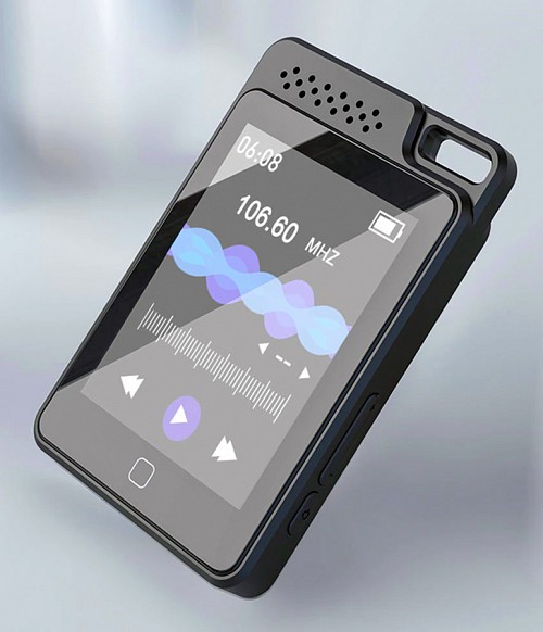 RUIZU MP3 player C1 με οθόνη αφής 2.4, 32GB, Bluetooth, ελληνικό μενού, μαύρο C1-32GB