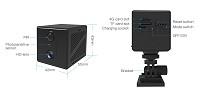 VSTARCAM smart κάμερα CB75, 3MP, 4G, 3000mAh, SD CB75