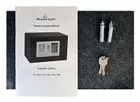 POWERTECH χρηματοκιβώτιο ασφαλείας PT-1192, ψηφιακό κλείδωμα, 31x20x20cm, 6.5kg PT-1192