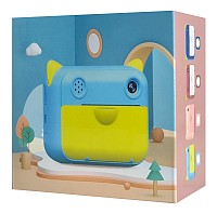 WOWKIDS παιδική φωτογραφική μηχανή C04 με εκτυπωτή, 12MP, 2.4, μπλε WOW-C04-BL