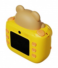 WOWKIDS παιδική φωτογραφική μηχανή K64 με εκτυπωτή, 26MP, 2, κίτρινη WOW-K64-YL