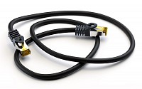 GOOBAY καλώδιο δικτύου 91590, CAT 7 S/FTP, 500 MHz, CU, 1m, μαύρο 91590