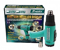 PROSKIT πιστόλι θερμού αέρα SS-626B με οθόνη, 1800W, 50~600 °C SS-626B