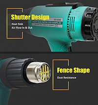 PROSKIT πιστόλι θερμού αέρα SS-626B με οθόνη, 1800W, 50~600 °C SS-626B