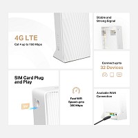 MERCUSYS router MB110-4G, 4G LTE, WiFi 300 Mbps, Ver. 2.0 MB110-4G-V2