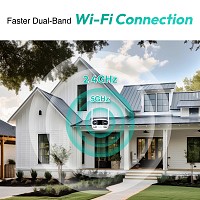 BOTSLAB smart κάμερα W302, 4MP/3K, dual lens, WiFi, SD, IP66 W302