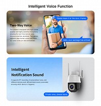 VSTARCAM smart κάμερα CS610Q, 4K/8MP, WiFi, PTZ, SD, IP66 CS610Q