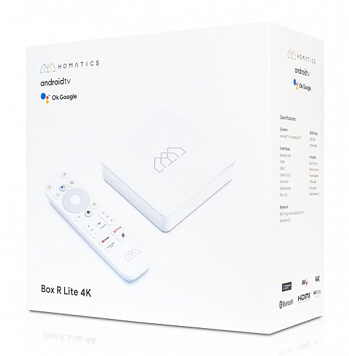 HOMATICS TV Box R Lite 4K, 2/32GB, WiFi, Google πιστοποίηση, Android 12 BOXRLITE4K