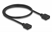 DELOCK RGB hub 64128 για ARGB LEDs, 10 θύρες, μαύρο 64128