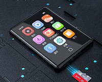 RUIZU MP3 player M20 με οθόνη αφής 2.8, 16GB, Bluetooth, ελληνικό μενού, μαύρο M20-16GB
