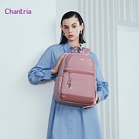 CHANTRIA γυναικεία τσάντα πλάτης CB00648 με θήκη laptop 14.3L, 14L, μωβ CB00648-PU