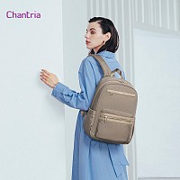 CHANTRIA γυναικεία τσάντα πλάτης CB00649 με θήκη laptop 14, 14.3L, χακί CB00649-KH